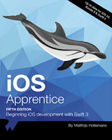 The iOS Apprentice: Beginning iOS Development with Swift 3, 5th Edition Front Cover